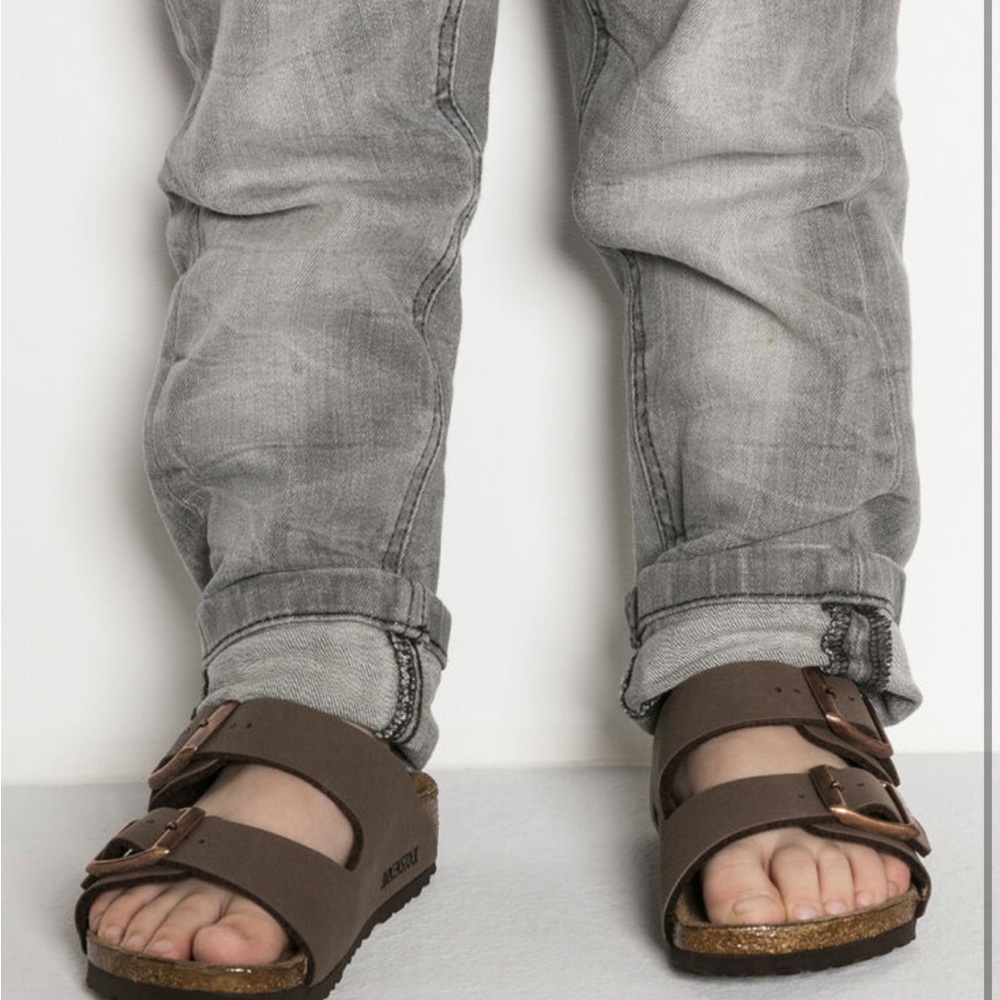Birkenstock Kids Arizona Sandals Mocha Size 9-9.5
